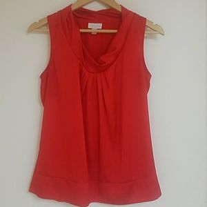 New York and Co red sleeveless top